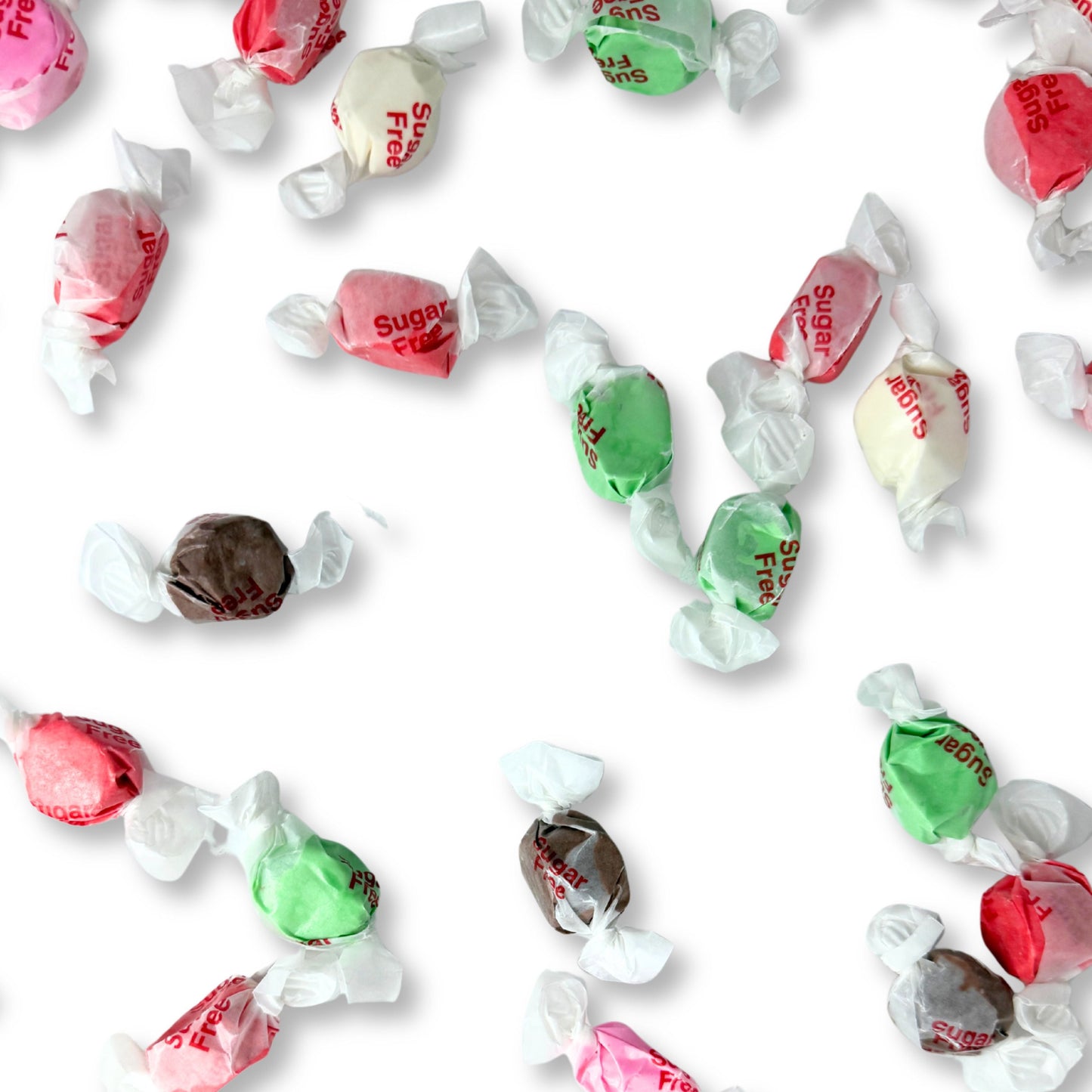 Salt Water Taffy Candy – Assorted Flavors – Sugar Free – Bulk Value Bag