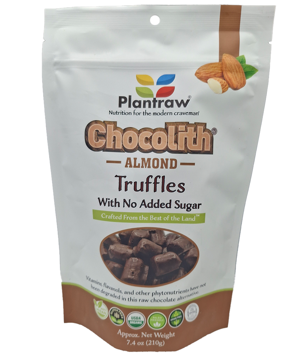 Chocolith® - Almonds (7.4 oz) - Vegan, Gluten-Free, Paleo, 0g refined carbs.