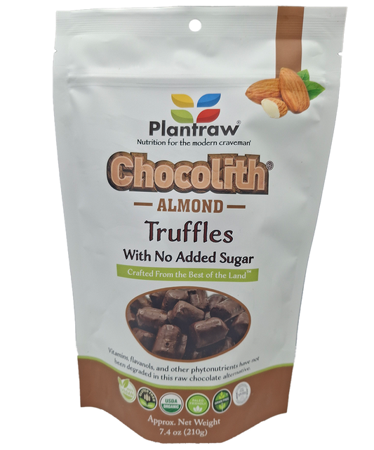 Chocolith® - Almonds (7.4 oz) - Vegan, Gluten-Free, Paleo, 0g refined carbs.