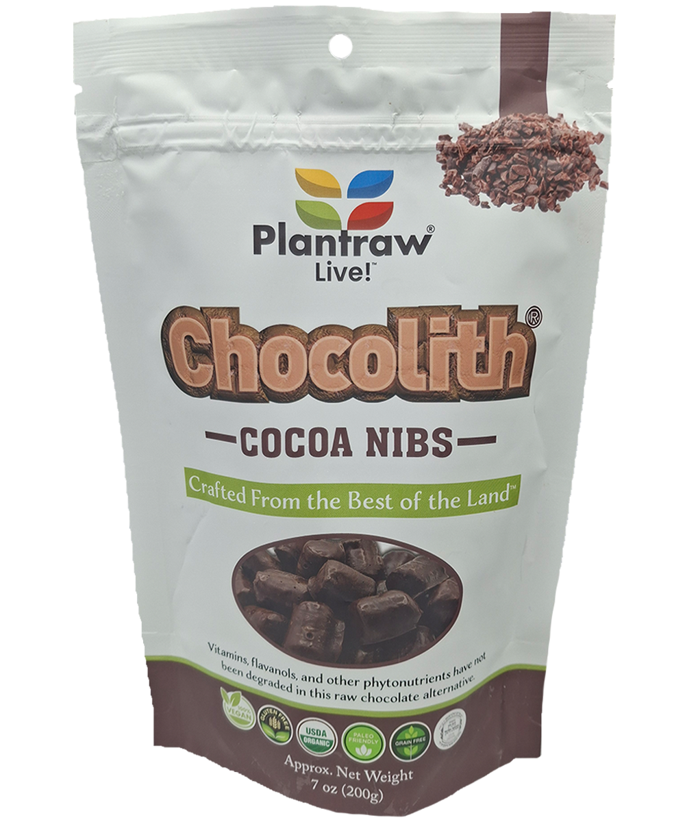 Chocolith® - Nibs (7oz) - Vegan, Gluten-Free, Paleo, 0g Refined Carbs.