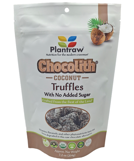 Chocolith® - Coconut (7.2 oz). 0g refined carbs. Vegan, Paleo, Gluten free.