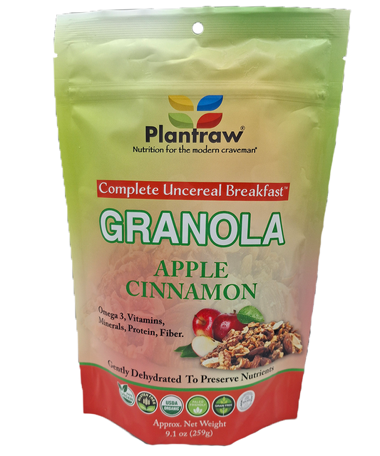 Granola - Apple Cinnamon (Grain-free, gluten-free with neither added sugar nor sweeteners)